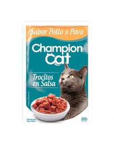 Champion Cat Pouch Pollo y...